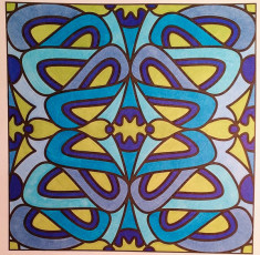 Colored by Melissa Adamek-Dean - from Nifty (For Crayons And Wide Tipped Markers)