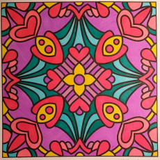 Colored by Melissa Adamek-Dean - from Nifty (For Crayons And Wide Tipped Markers)