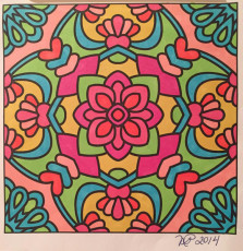 Colored by Nancy Posey - from Snazzy (Angie's Patterns Volume 3)