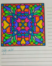 Colored by Shyla Jannusch - from Bling (A Coloring Journal)
