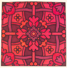 Colored by Stacey Walter - from More Flowers (For Crayons And Wide Tipped Markers)