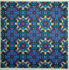 Colored by Tara Bialek - from Flowers (For Crayons And Wide Tipped Markers)