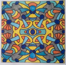 Colored by Alicia Reader - from Peppy (For Crayons And Wide Tipped Markers)