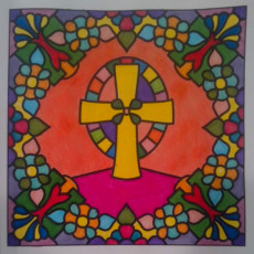 Colored by Alicia Reader - from Faith (For Crayons And Wide Tipped Markers), Wide Tipped