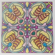Colored by Alicia Reader - from Peppy (For Crayons And Wide Tipped Markers)