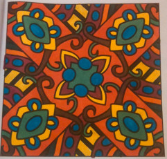 Colored by Amanda Haws - from More Pizzazz (For Crayons And Wide Tipped Markers)