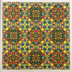 Colored by Cozette Morstein - from Doodles (Angie's Patterns Volume 7)
