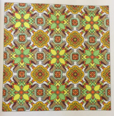 Colored by Cozette Morstein - from Flowers (Angie's Patterns Volume 8)