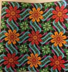 Colored by Jackie Posey - from Whimsy (Angie's Patterns Volume 2)