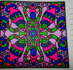 Colored by Jennie Dorsett - from Peppy (A Coloring Journal)