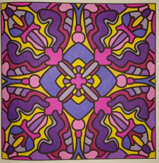 Colored by Judy Sarmiento - from Bling (For Crayons And Wide Tipped Markers)
