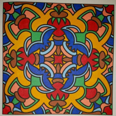 Colored by Judy Sarmiento - from Bling (For Crayons And Wide Tipped Markers)
