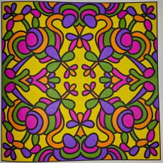 Colored by Judy Sarmiento - from Bling (For Crayons And Wide Tipped Markers)