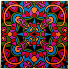 Colored by Judy Sarmiento - from Bling (For Crayons And Wide Tipped Markers)
