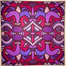Colored by Judy Sarmiento - from Bling (For Crayons And Wide Tipped Markers)