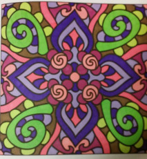Colored by Lauren Adamek-Dean - from Classy (For Crayons And Wide Tipped Markers)