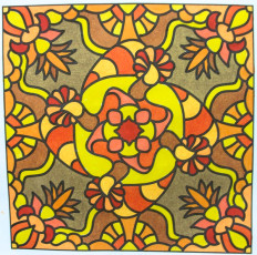Colored by Mary Weeks - from Doodles (For Crayons And Wide Tipped Markers)