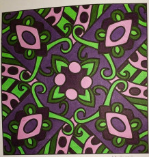 Colored by Melissa Adamek-Dean - from More Pizzazz (For Crayons And Wide Tipped Markers)