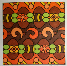 Colored by Melissa Adamek-Dean - from Nifty (For Crayons And Wide Tipped Markers)
