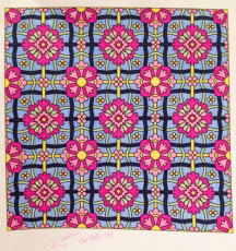 Colored by Renee Maas - from Flowers (Angie's Patterns Volume 8)