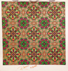 Colored by Renee Maas - from Flowers (Angie's Patterns Volume 8)