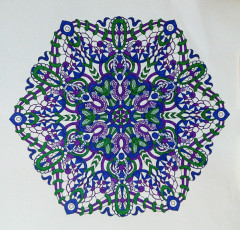 Colored by Stacey Walter - from Wow (Angie's Extreme Coloring Books Volume 1)