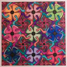 Colored by Stacey Walter - from Whimsy (Angie's Patterns Volume 2)