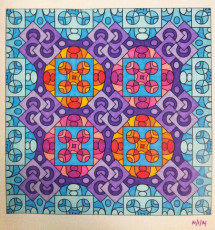 Colored by Stacey Walter - from Whimsy (Angie's Patterns Volume 2)