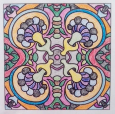 Colored by Alicia Reader - from Peppy (For Crayons And Wide Tipped Markers)