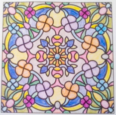 Colored by Alicia Reader - from Peppy (For Crayons And Wide Tipped Markers)