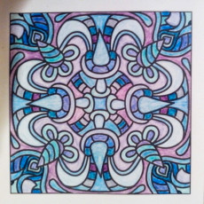 Colored by Alicia Reader - from Peppy (For Crayons And Wide Tipped Markers)
