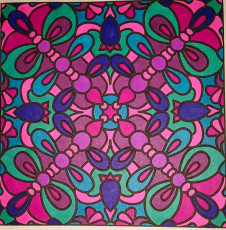 Colored by Judy Sarmiento - from Bling (For Crayons And Wide Tipped Markers)