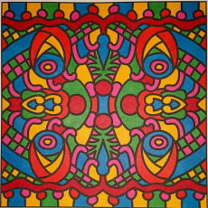 Colored by Judy Sarmiento - from Bling (For Crayons And Wide Tipped Markers)