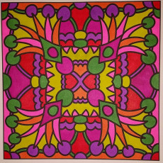 Colored by Judy Sarmiento - from Bling (For Crayons And Wide Tipped Markers)