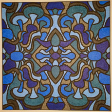 Colored by Judy Sarmiento - from Bling (For Crayons And Wide Tipped Markers)