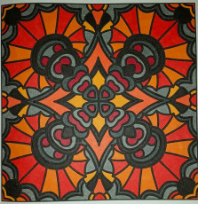 Colored by Judy Sarmiento - from Bling (For Crayons And Wide Tipped Markers)
