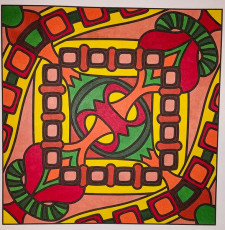 Colored by Judy Sarmiento - from Nifty (For Crayons And Wide Tipped Markers)