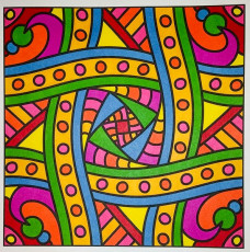 Colored by Judy Sarmiento - from Nifty (For Crayons And Wide Tipped Markers)