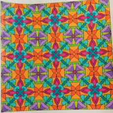 Colored by Lauren Adamek-Dean - from Whimsy (Angie's Patterns - Volume 2)