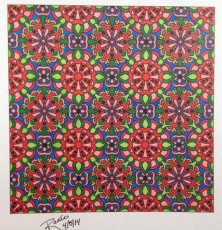 Colored by Renee Maas - from Flowers (Angie's Patterns - Volume 8)