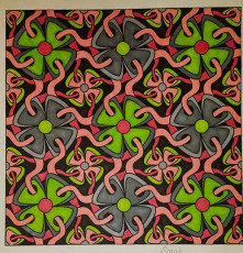 Colored by Sarah Elizabeth Adamek-Dean - from Whimsy (Angie's Patterns Volume 2)