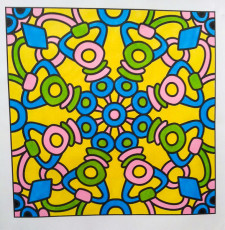 Colored by Sharon Helene - from Pizzazz (For Crayons And Wide Tipped Markers)