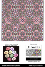 Angie Grace Coloring Books, colored by Angie with Copic Sketch markers. Color palette, colour schemes, shade list.