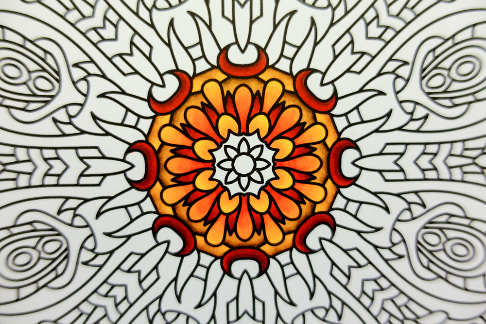 Copic marker shading