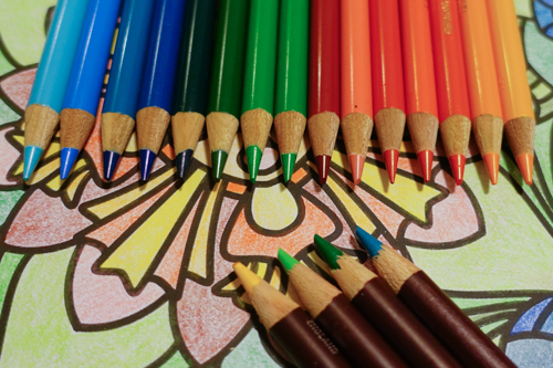 Faber-Castell Pencils on top, Derwent Coloursoft on bottom.